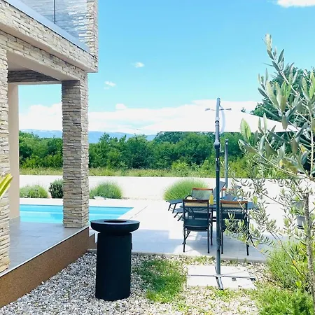 With A Swimming Pool Kremenici, Krk - 20676 公寓
