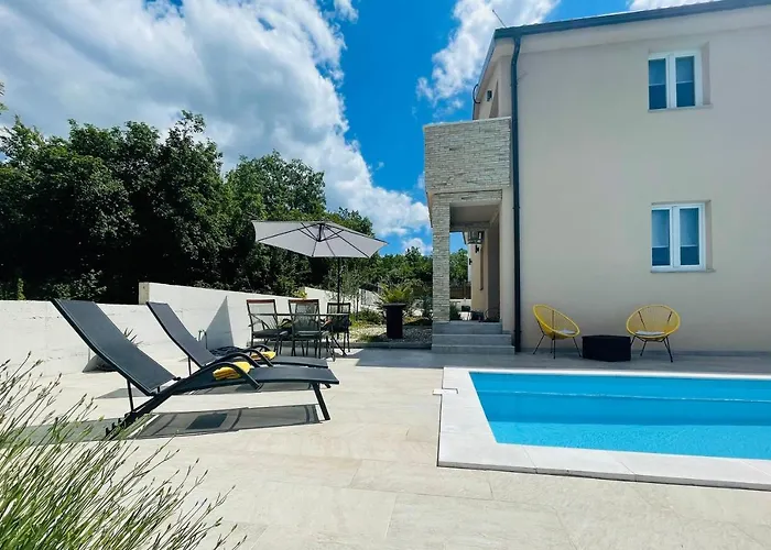 With Swimming Pool Kremenici - Krk - 20676 Apartment Malinska